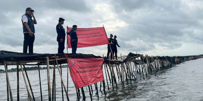 Prabowo Perintahkan Pagar Laut di Tangerang Dicabut dan Usut Dalangnya