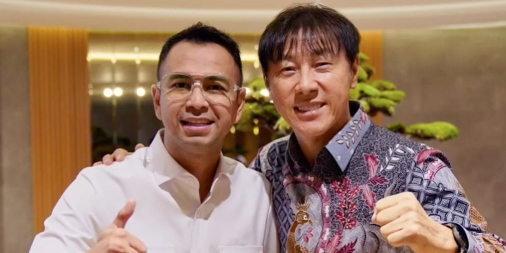 Raffi Ahmad Sampaikan Terima Kasih untuk Shin Tae-Yong, Dukungan Haru Curi Perhatian