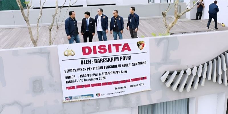 VIDEO: Ganas Bareskrim Sita Hotel Mewah Aruss Semarang Diduga Hasil Cuci Uang Judi Online