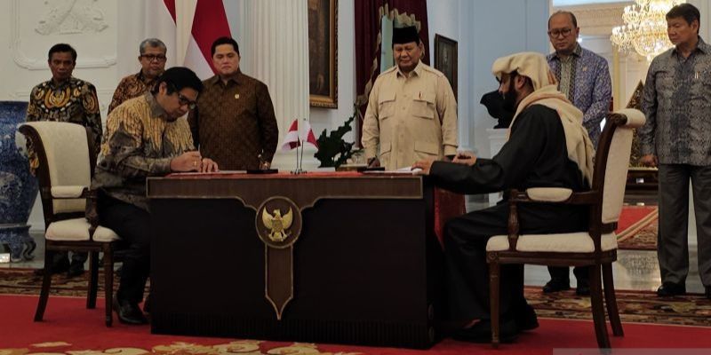 Disaksikan Prabowo, Indonesia-Qatar Teken MoU Proyek 1 Juta Rumah