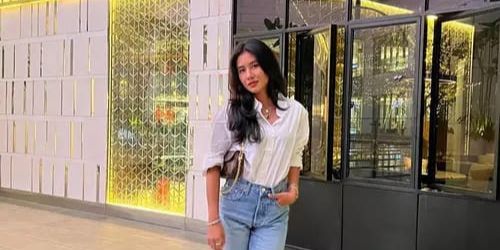 Shenina Cinnamon Tampil Stylish Padukan Gaya Kasual dan Vintage, Outfit Tak Pernah Gagal