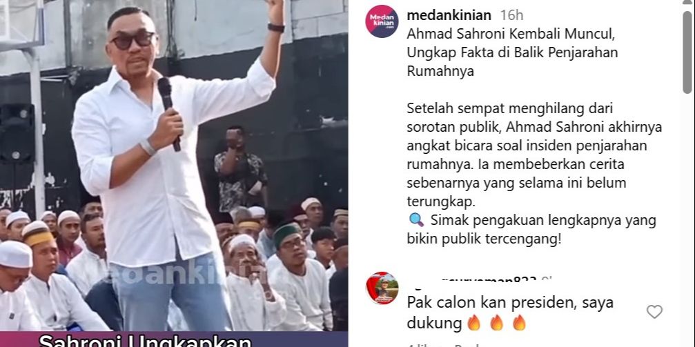 Perdana! Sahroni Muncul Langsung di Depan Publik Cerita soal Penjarahan Rumahnya: Kolor Saya Saja Diambil
