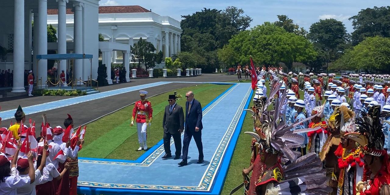 Prabowo Terima Kedatangan Erdogan di Istana Bogor, Disambut Pasukan Berkuda