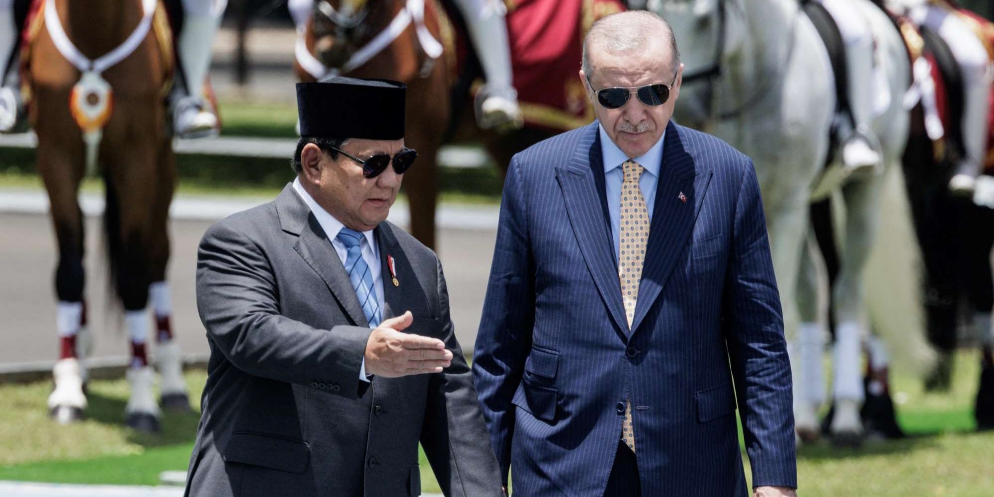 Manisnya Erdogan Peluk Hangat Prabowo di Atas Karpet Merah di Bandara, Tanda Perpisahan Pulang ke Turki