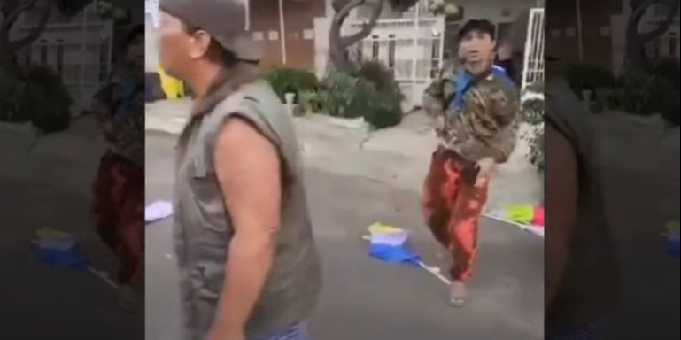 VIDEO: Bang Jago Ngamuk Diduga Ormas, Todong Sajam Obrak-abrik Latihan Band Anak TK Tangsel