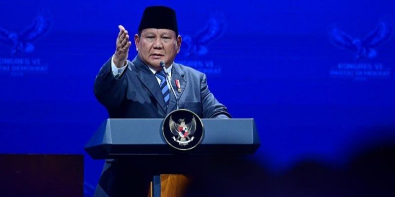 VIDEO: Pidato Prabowo di Kongres Demokrat Sentil Ketum Golkar