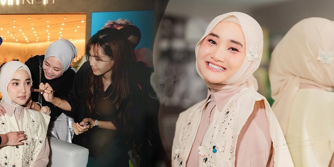 6 Potret Terbaru Fatin Shidqia dengan Makeup Korean Look, Tampilan Anggun Makin Memikat