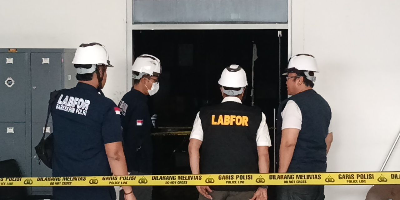 Tim Labfor hingga Inafis Polri Dikerahkan ke Lokasi Kebakaran Gedung Humas ATR/BPN
