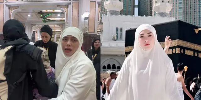 Tuai Pujian, Momen Celine Evangelista Bantu Ibu-Ibu Jatuh di Masjidil Haram