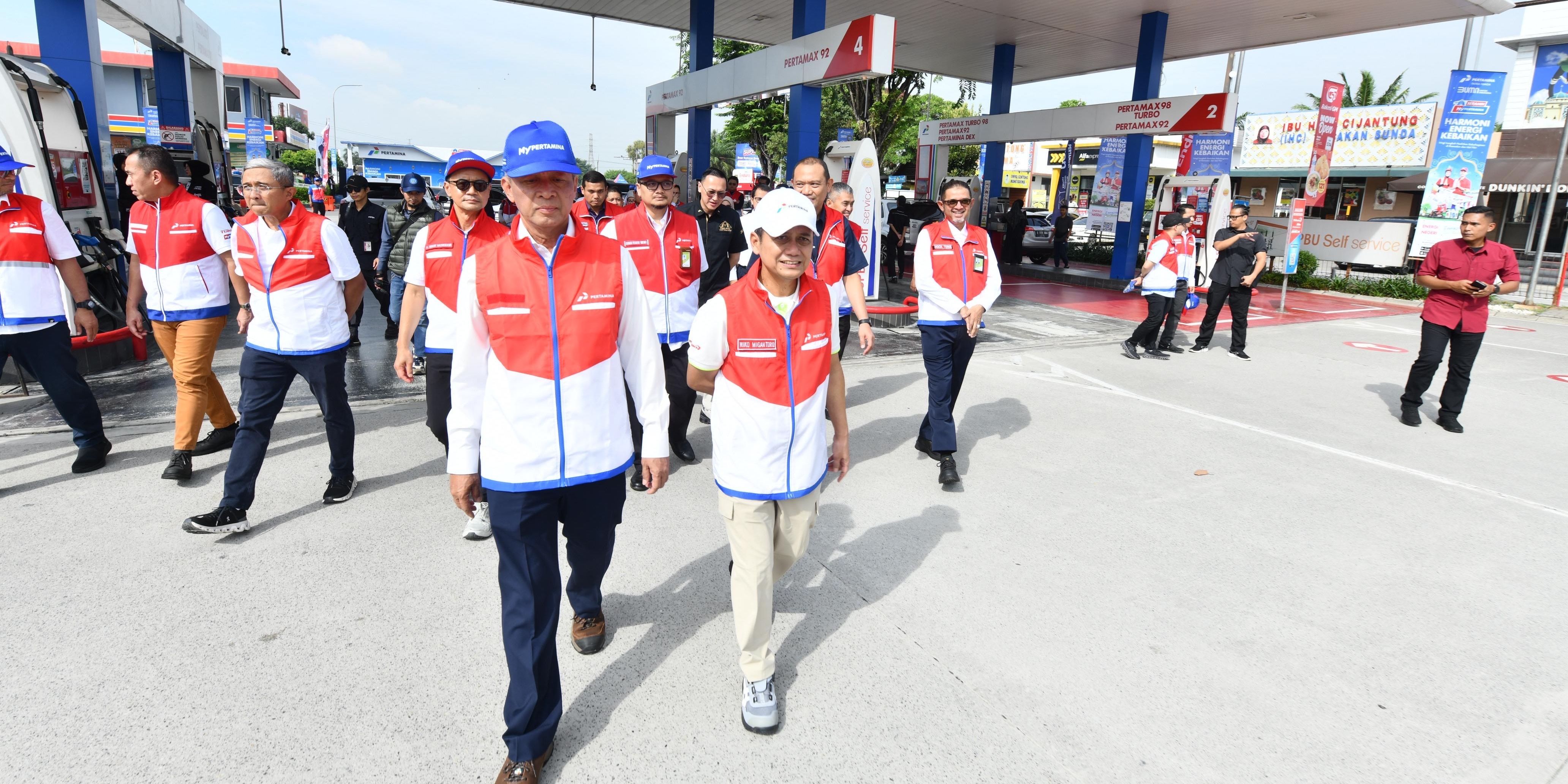 Pertamina Cek Kesiapan Satgas Ramadan dan Idulfitri di Tol Jakarta - Cikampek hingga Kilang Balongan