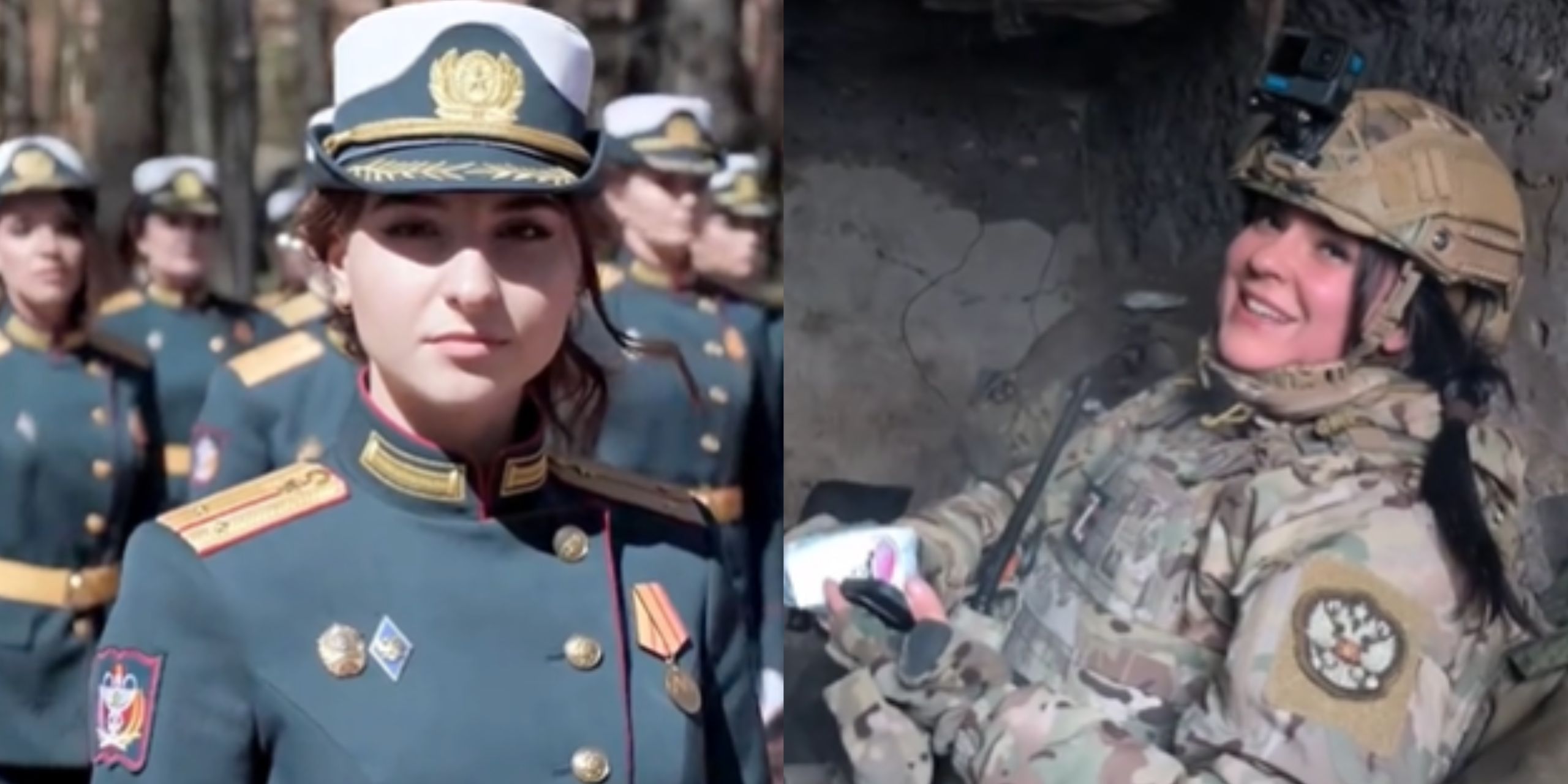 Penampakan Tentara Wanita Rusia, di Medan Perang atau Tidak Tetap Cantik Mempesona