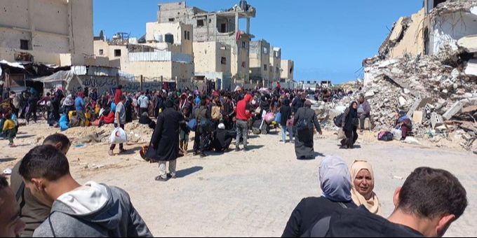 Israel Kepung 50.000 Warga Palestina di Rafah, Dibom dari Udara dan Ditembaki Artileri dari Darat