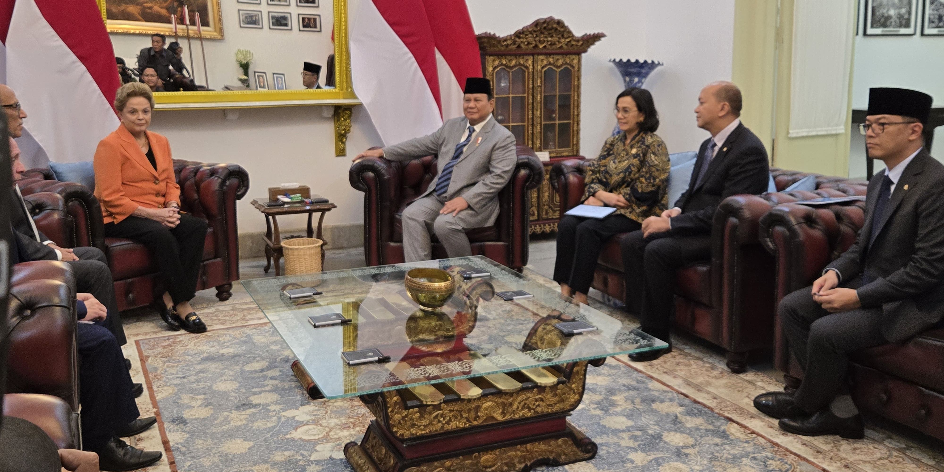 Bertemu Prabowo, Dilma Rousseff Sebut NDB Punya Visi Sama dengan Indonesia