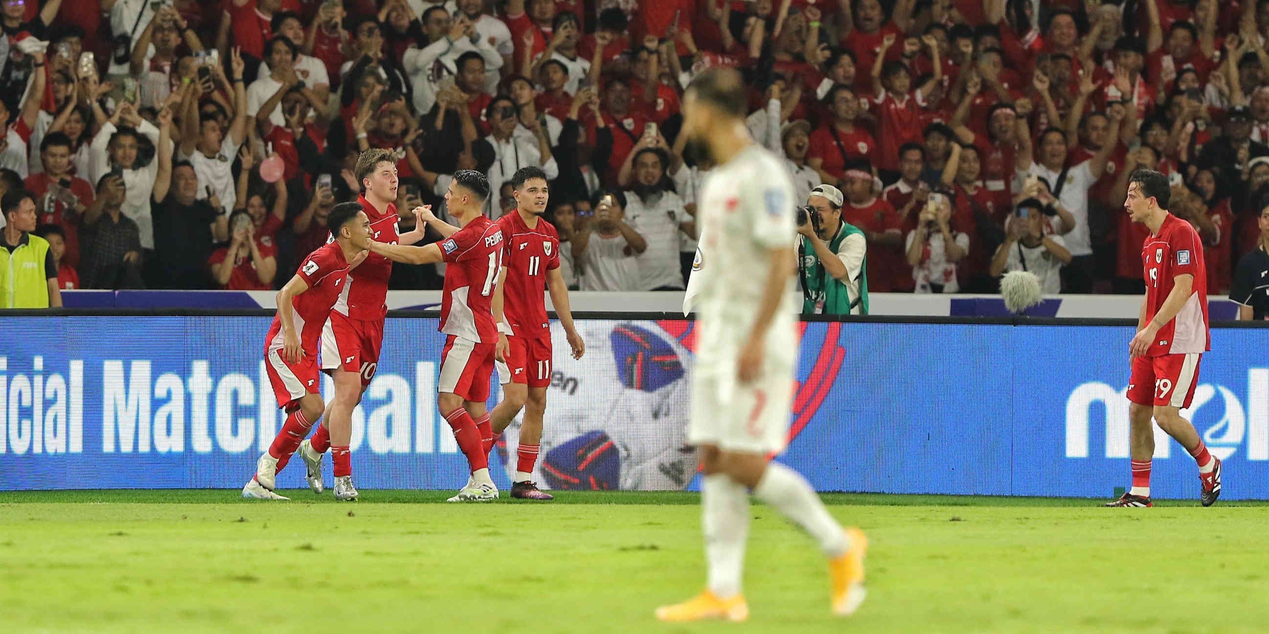 FOTO: Ini Gol Cantik Ole Romeny yang Bawa Timnas Indonesia Bungkam Bahrain