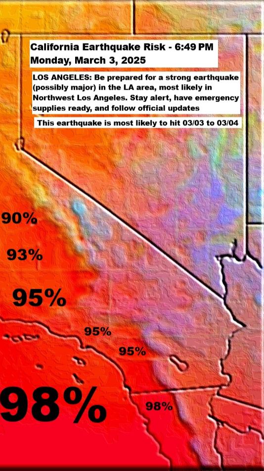 Earthquake los angeles prediction 2025