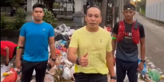 Jenderal Bintang 2 Murka, Lagi Asyik Olahraga Pagi Lihat Gunungan Sampah, Bau Busuk Menusuk Hidung