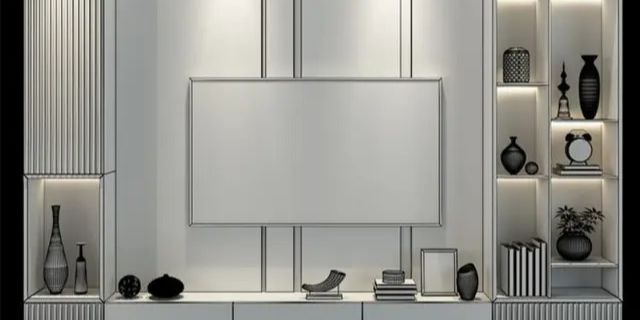 Desain Sekat Ruangan Minimalis Modern 2 Muka untuk Rumah