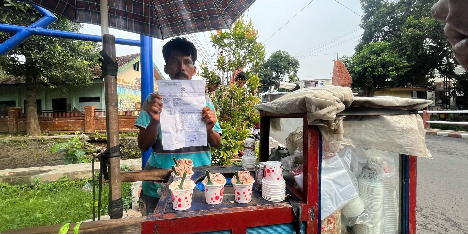 Cerita Penjual Es Putar Dikerjai Polisi Gadungan, Uang Rp9 Juta untuk Kuliah Anak Amblas