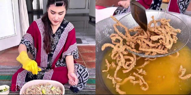 Punya Cara Khusus Agar Terasa Renyah, Angbeen Rishi Bagikan Cara Bikin Usus Krispi yang Menggungah Selera