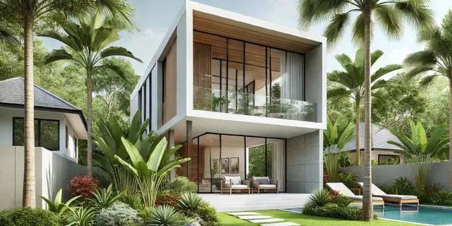 Desain Rumah 2 Lantai Minimalis Modern Elegan