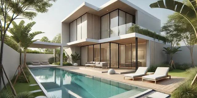 Desain Rumah Minimalis 2 Lantai Mewah untuk Hunian Modern