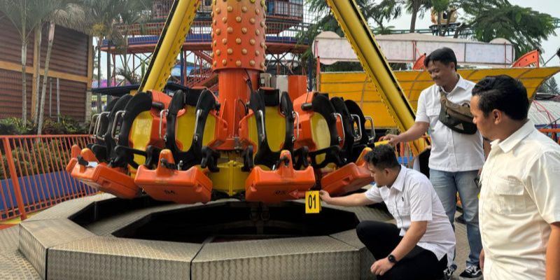 Ngeri, Pengunjung Jatim Park 1 Terlempar dan Jatuh dari Wahana Pendulum 360