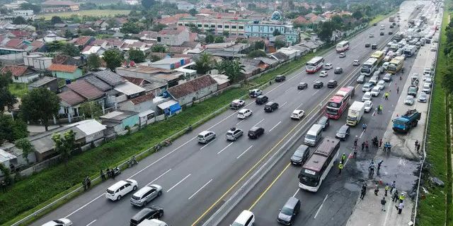 Libur Paskah, Jasa Marga Terapkan Contraflow Tol Jagorawi Arah Puncak Pagi Ini