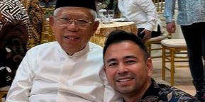 Potret Raffi Ahmad Bertemu Ma'ruf Amin, Dapat Wejangan Soal Integritas Hingga Perjuangan Membangun Bangsa