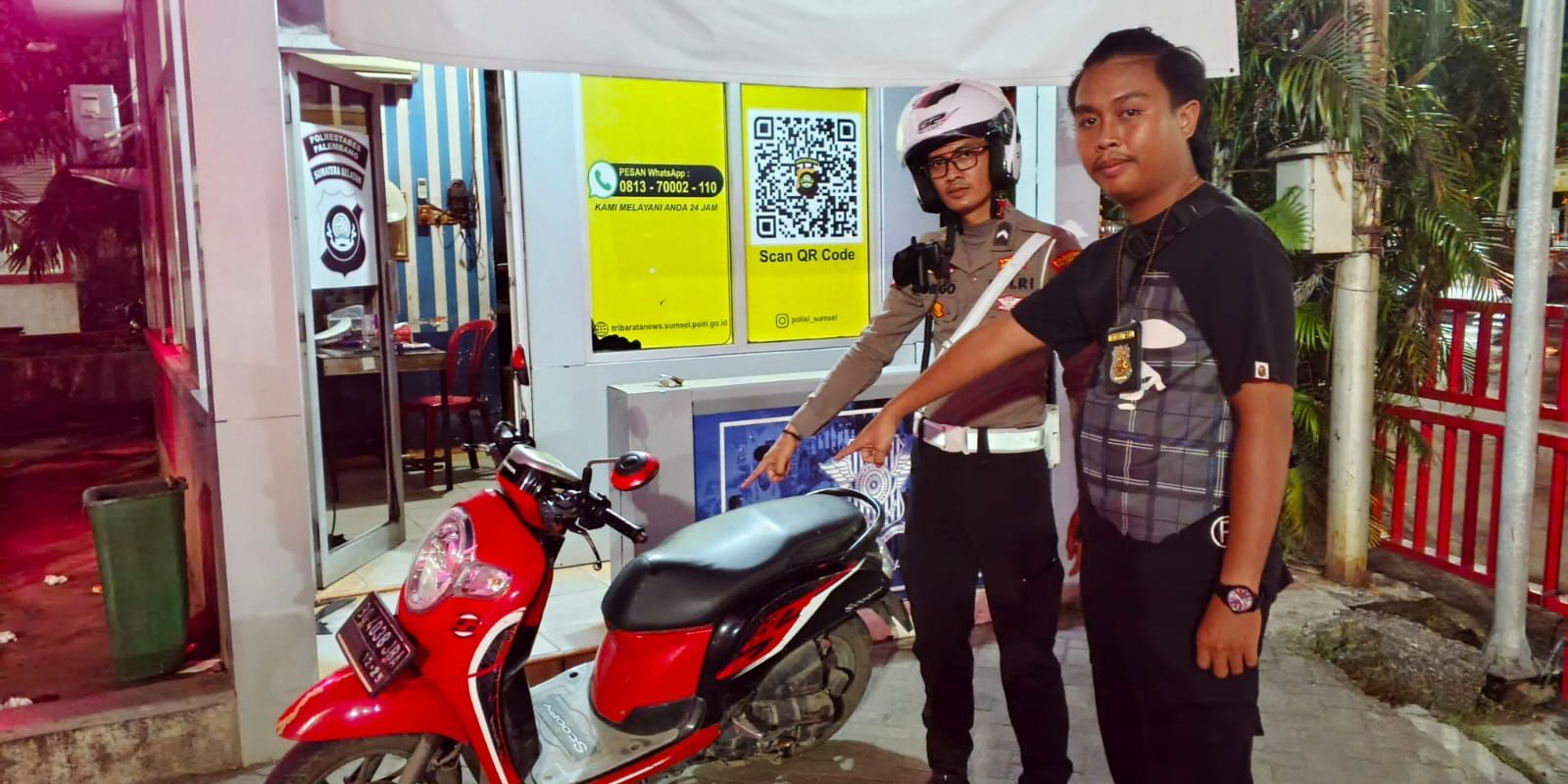 Pemuda Ini Ngamuk di Poslantas Usai Ditilang, Tendang Pintu Sampai Pecah lalu Kabur sampai Pacarnya Ketinggalan