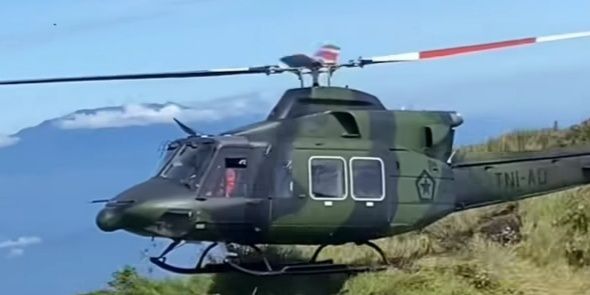 Viral Helikopter Mendarat di Puncak Gunung Ungaran, Benarkan Jemput Pendaki Sultan?