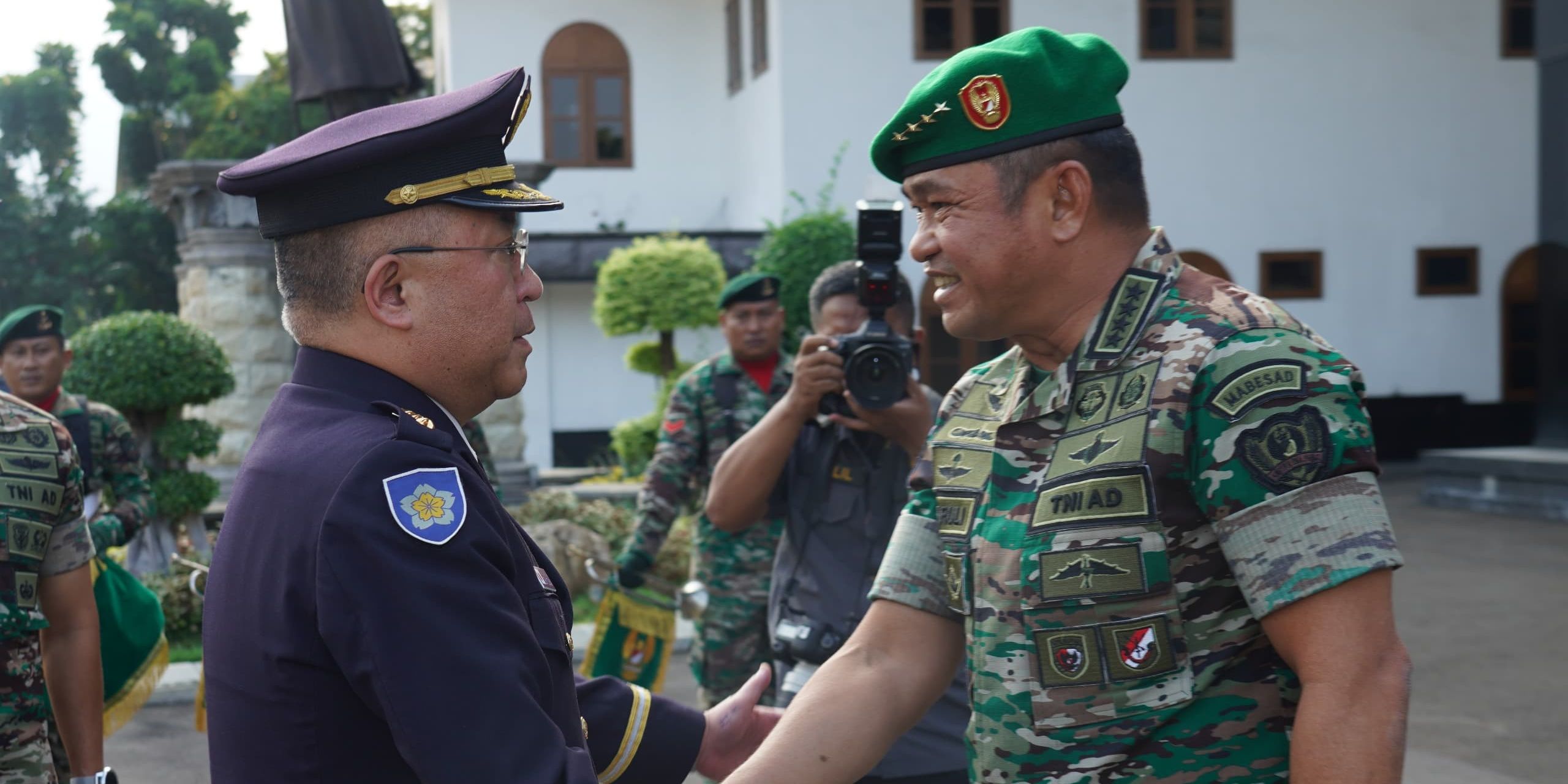 Pererat Hubungan Bilateral, Kasad Terima Kunjungan Kehormatan Kasgab Jepang