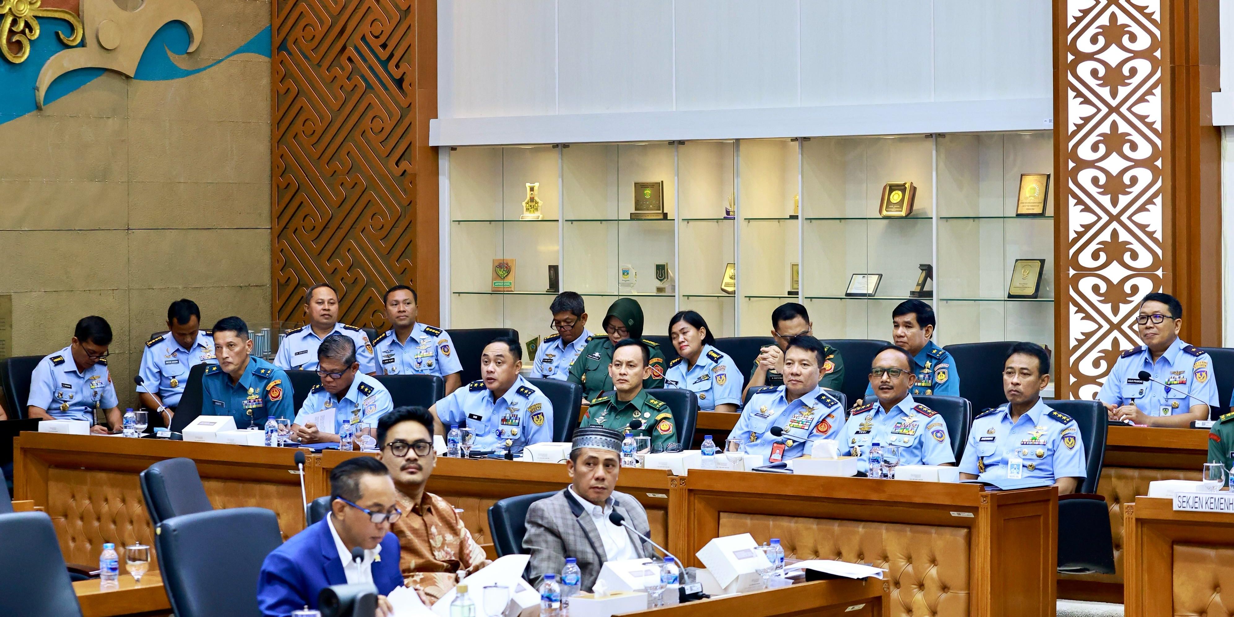Pangkoopsudnas Dampingi Wakasau Hadiri Rapat Dengar Pendapat RUU PRU dengan DPR RI