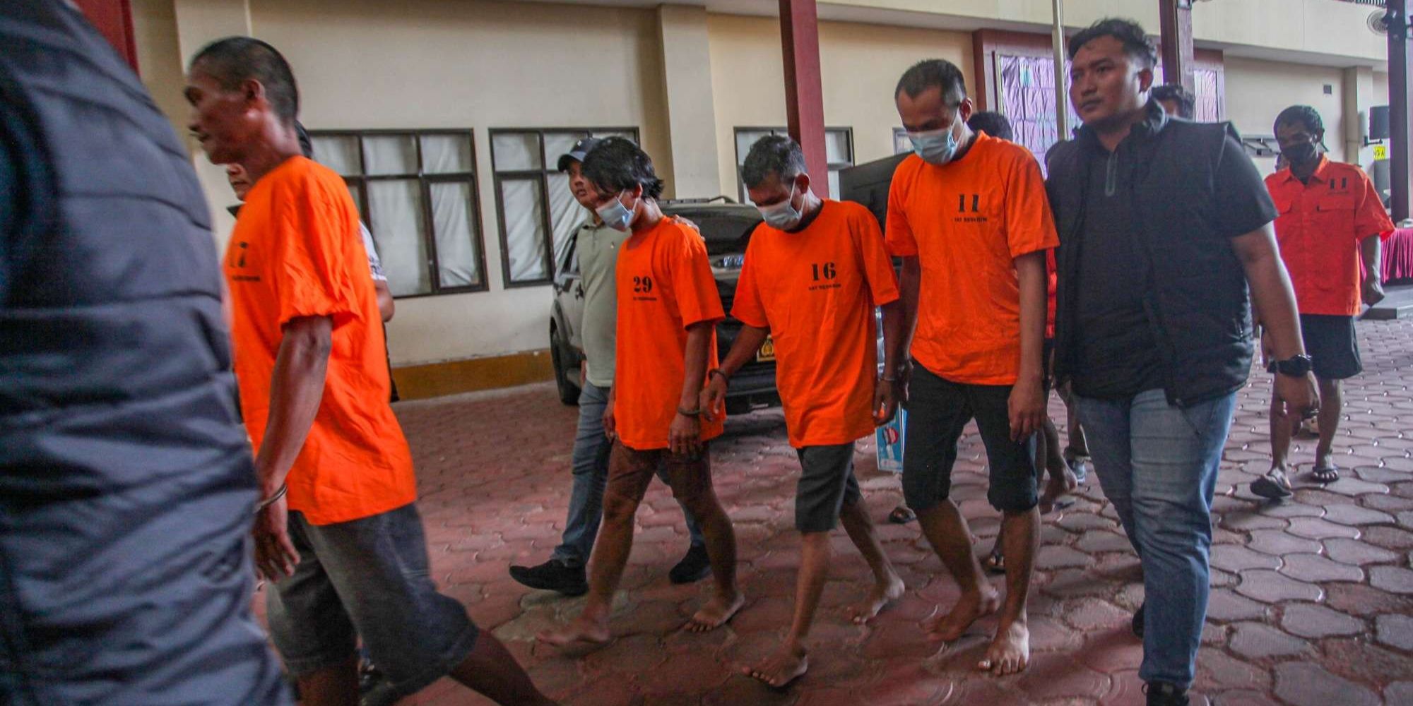 FOTO: Polres Jakpus Bekuk Puluhan Terduga Preman yang Bikin Resah, 9 Orang Jadi Tersangka