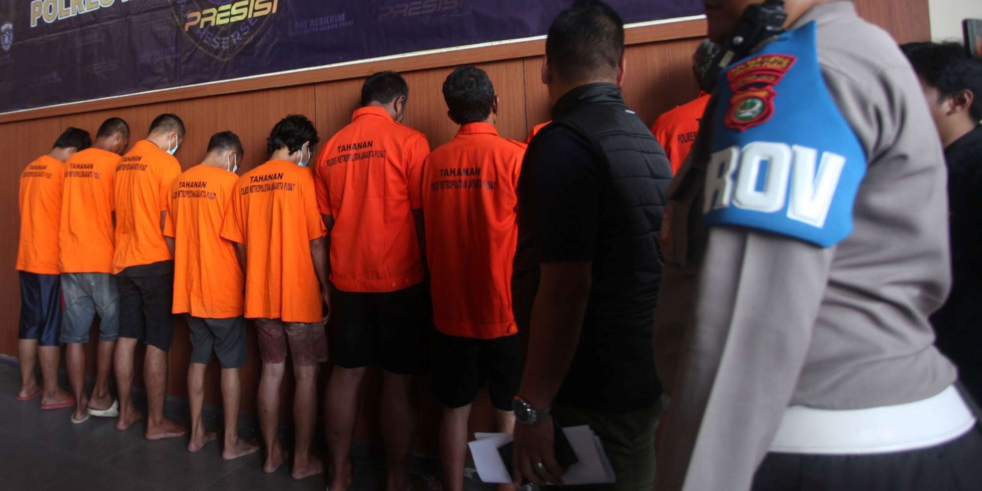 VIDEO: Polisi Bersih-Bersih, Sikat 28 Preman di Jakpus! Ada Anggota dari GRIB Jaya