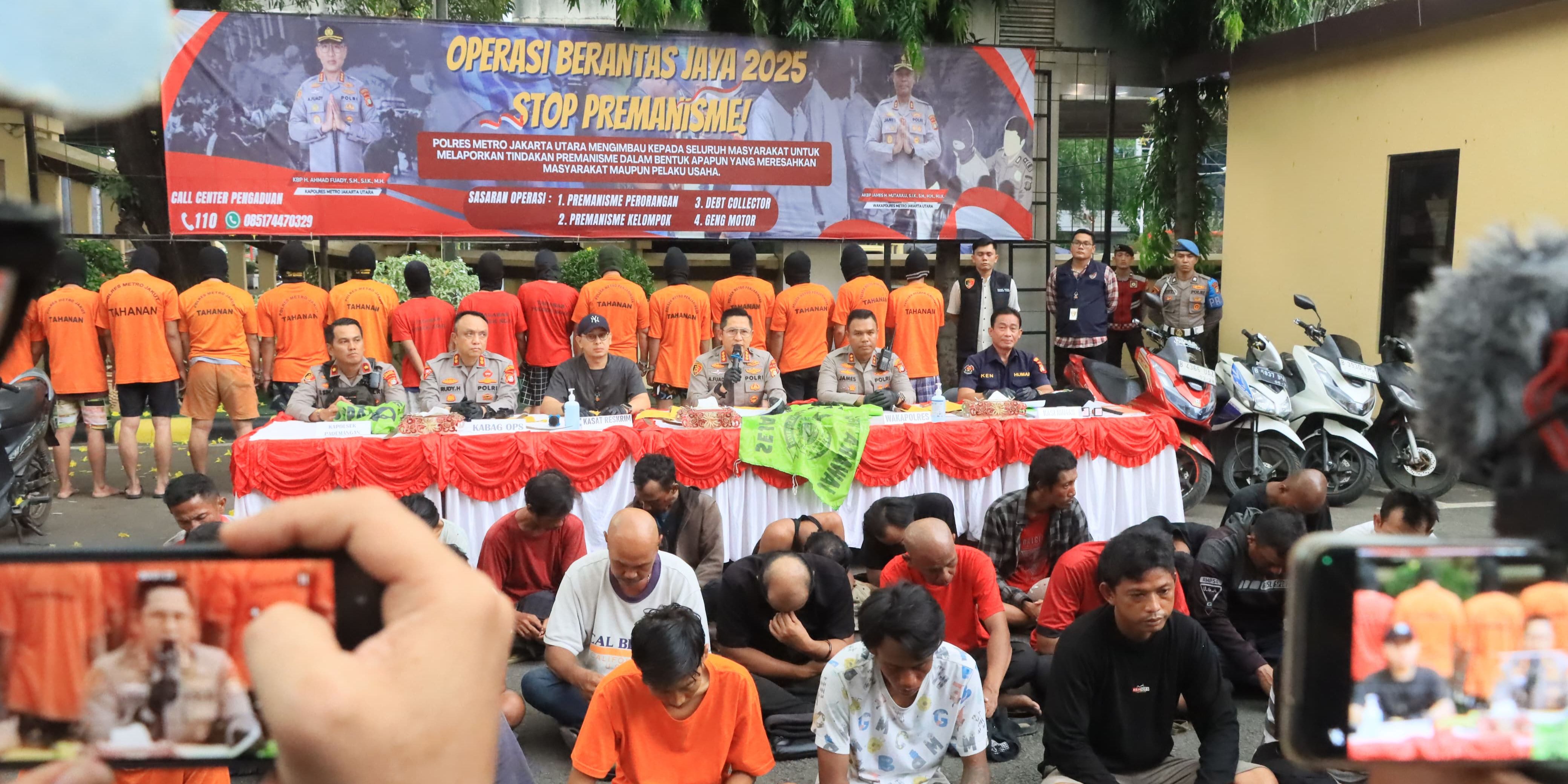 Polisi Angkut 299 Preman di Jakarta Utara, Pendapatan Rp90 Juta per Bulan dari Uang Parkir