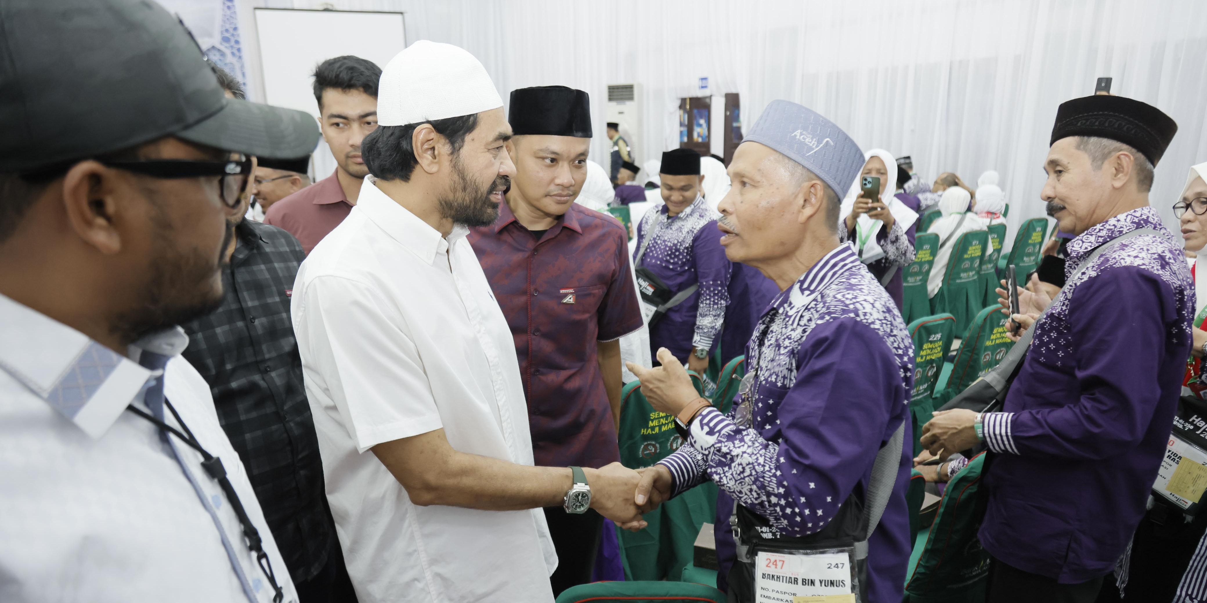 Gubernur Aceh Ingatkan Jemaah Haji selalu Sabar, Jangan Marah-Marah