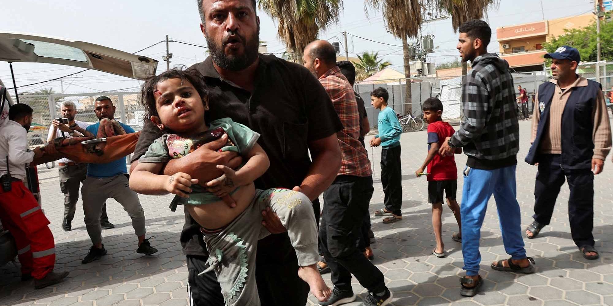 FOTO: Pilu! Anak-Anak Gaza Korban Serangan Udara Israel