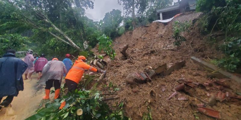 Tragis, Enam Warga Tertimbun Longsor di Lereng Wilis Trenggalek