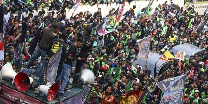 Rute Pergerakan Massa Demo Ojol di Jakarta, Sasar Kantor Pemerintahan Mulai Pukul 12.30 WIB