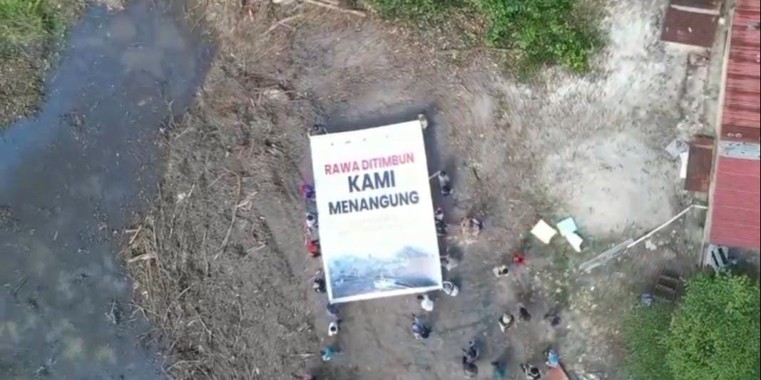 Demo Protes Proyek PT SAS Timbun Rawa, Warga Jambi Khawatir Banjir dan Polusi Udara