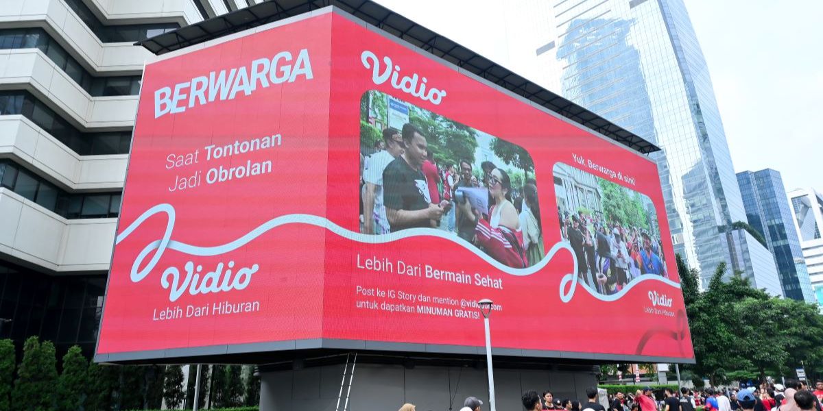 Lebih Dari Hiburan, Vidio Ajak Warga Seru-Seruan di CFD Lewat Momen Berwarga