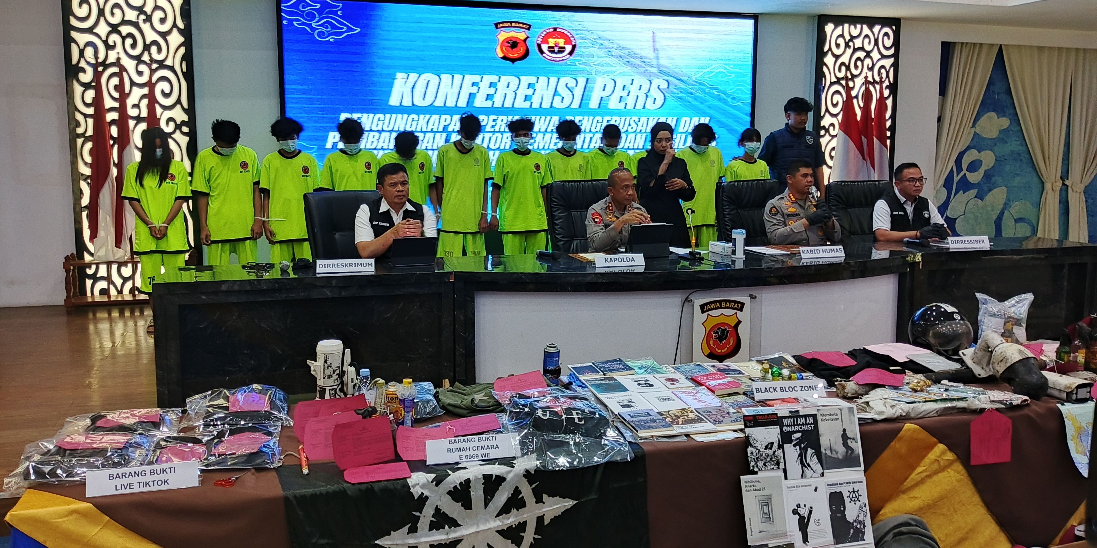 Penghasut Demo Anarkis di Jabar Terafiliasi Jaringan Luar Negeri, Dapat Cuan Rp1 Miliar