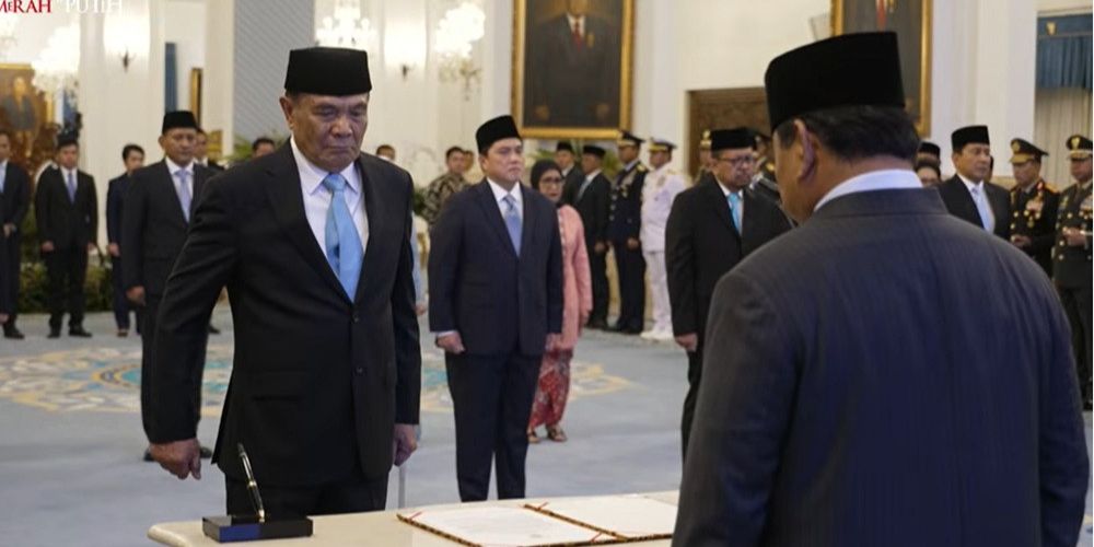 Rekam Jejak Djamari Chaniago, Dulu Bareng SBY Pecat Prabowo dari TNI Kini Jadi Menkopolkam