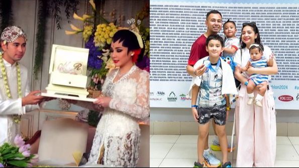 10 Tahun Bersama, Potret Kenangan Raffi Gigi dari Akad Nikah hingga Punya 3 Anak!