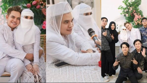 Rujuk Setelah Cerai, 10 Potret Pernikahan Sederhana Dodhy Kangen Band dan Ayu Rizki Yani yang Cantik Bercadar