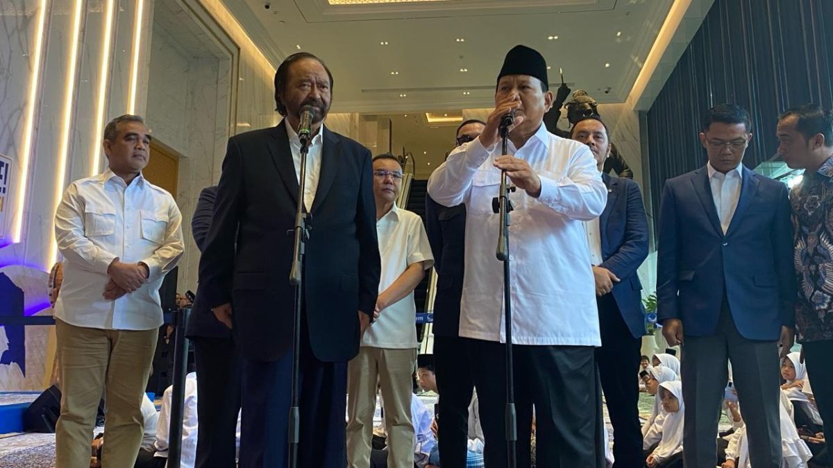 NasDem Pastikan Pertemuan Prabowo-Surya Paloh Bukan untuk Halau Hak Angket