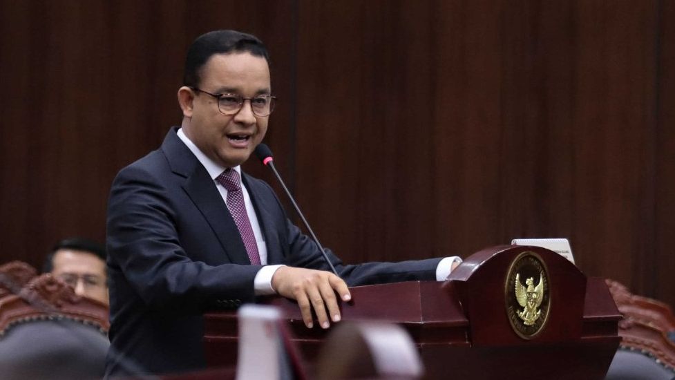 FOTO: Momen Anies Baswedan Blak-blakan Soal Kecurangan dalam Pilpres 2024 di Sidang MK