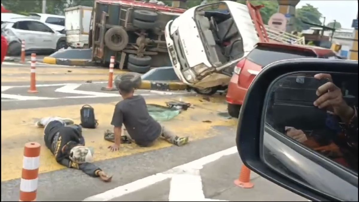 VIDEO: Penyebab Kecelakaan Beruntun Diungkap Polisi, Berawal dari Truk Ugal ugalan di Tol Halim