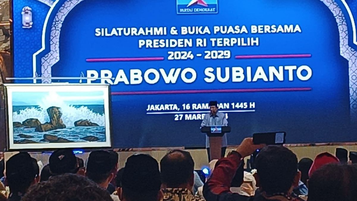 SBY Beri Lukisan Khusus, Prabowo Janji Pajang di Istana Presiden