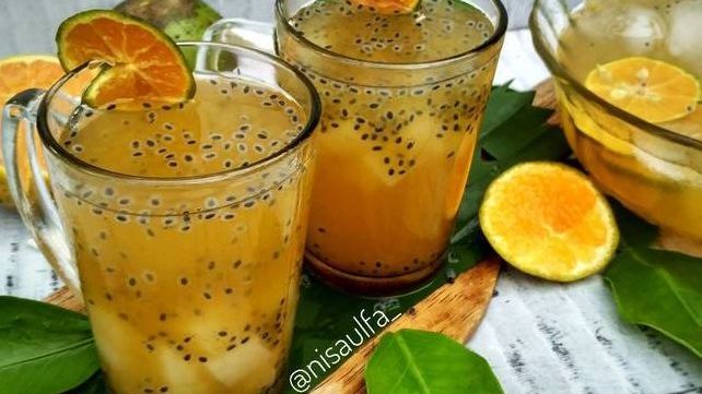 Resep Es Jeruk Selasih Berbagai Bahan, Minuman Segar untuk Buka Puasa